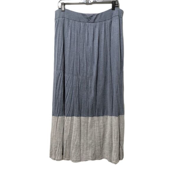 EILEEN FISHER Colorblock Jersey Maxi Skirt L - Picture 5 of 8